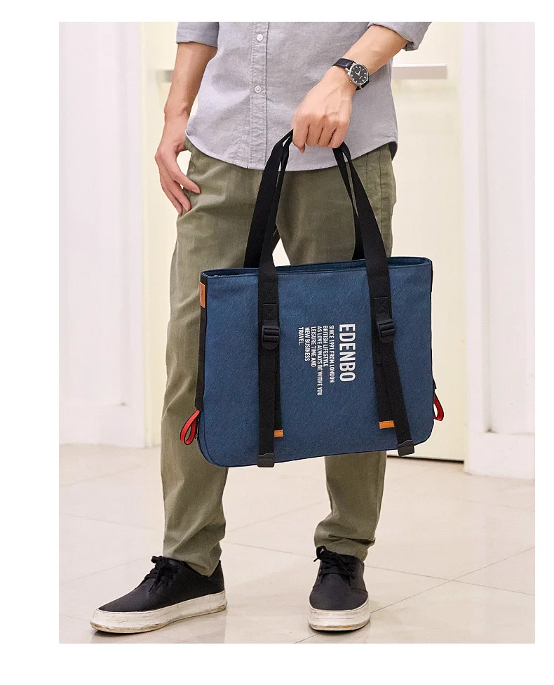 

Tote bag Multifunction Men Storage Large Capacity Handbag Waterproof Duffel Bag high quality briefcase computer laptop handbag, Photo(or customized)