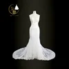 Cathedral wedding dress Sexy Sequin Elegant applique Ivory Mermaid dress