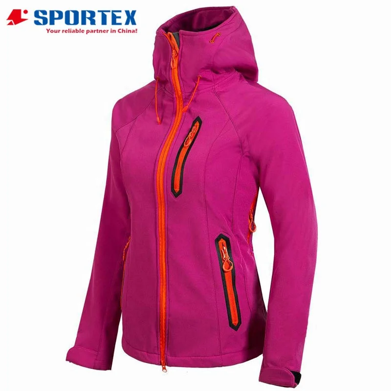 

Wholesale windproof waterproof breathable Women Softshell Jacket, Women soft shell jacket, outdoor jacket