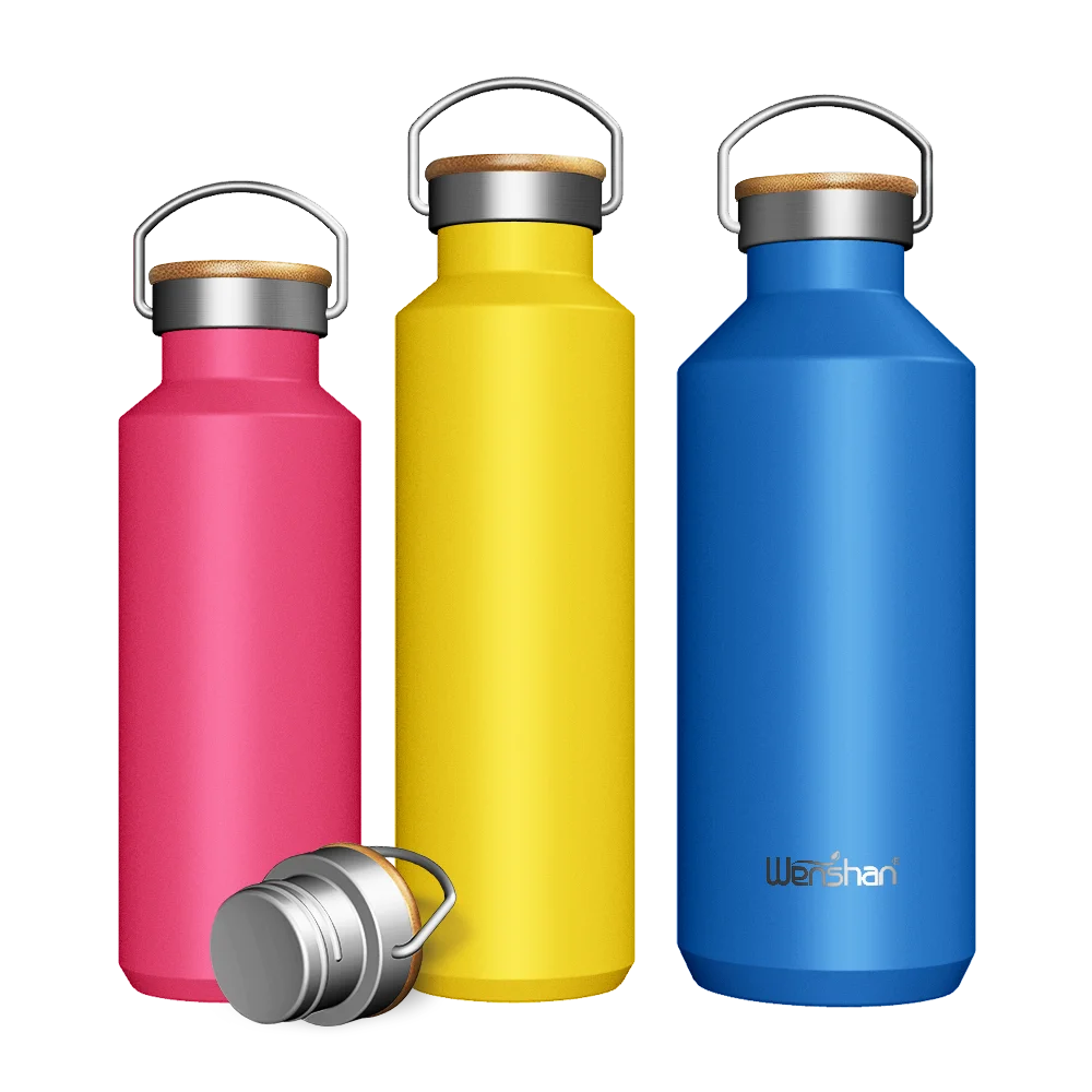 

New Design Double Wall Stainless Steel Vacuum Water Bottle Motivational Insulated Water Bottle