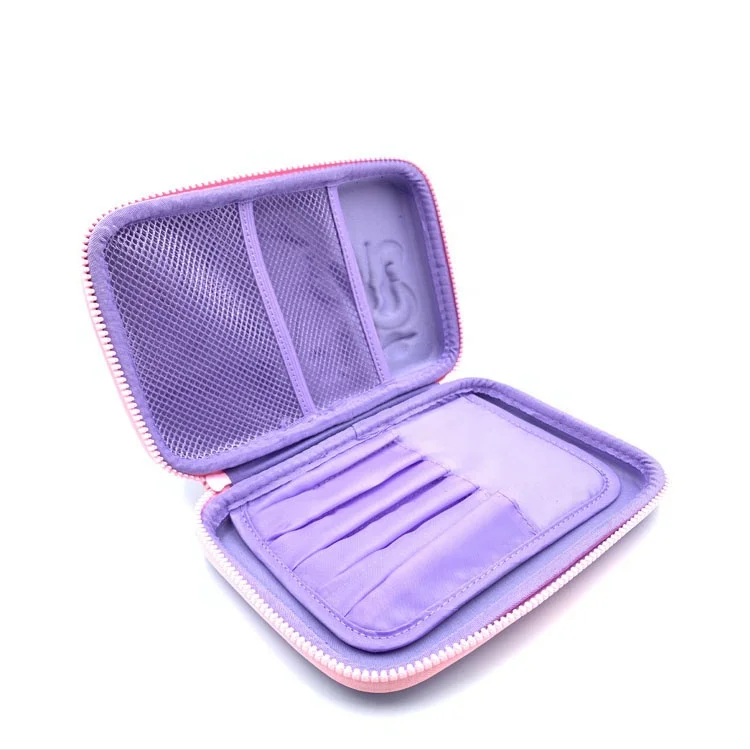 
Cute unicorn 3D Pattern Double Zipper EVA Smiggle Pencil Case For girls Custom Cartoon Pencil Box 