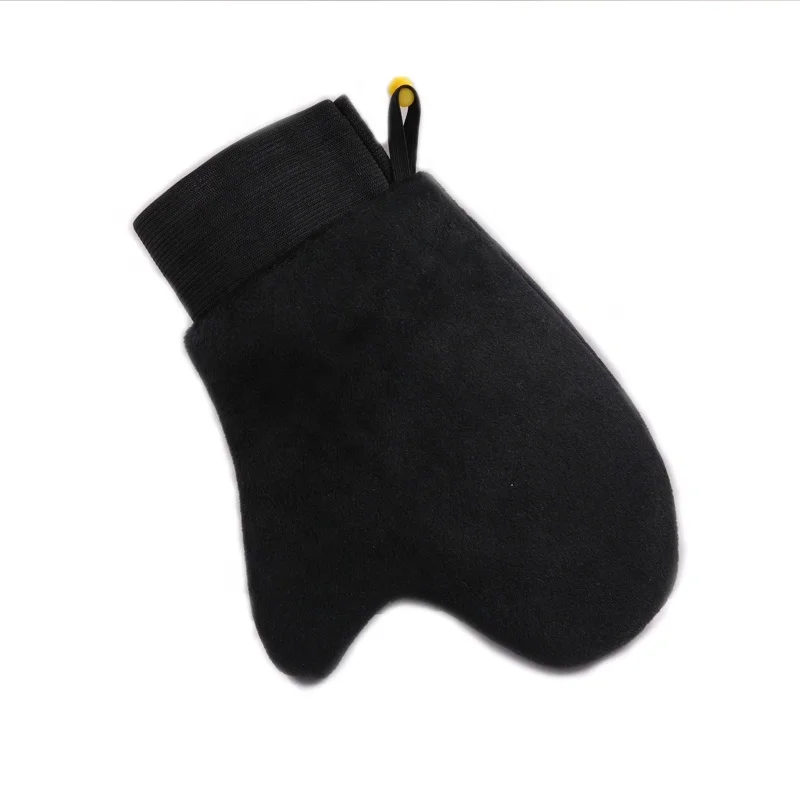 

Elastic Wrist Tan Mitt Applicator Tanning Lotion Applicator Self Tanning Glove, Black