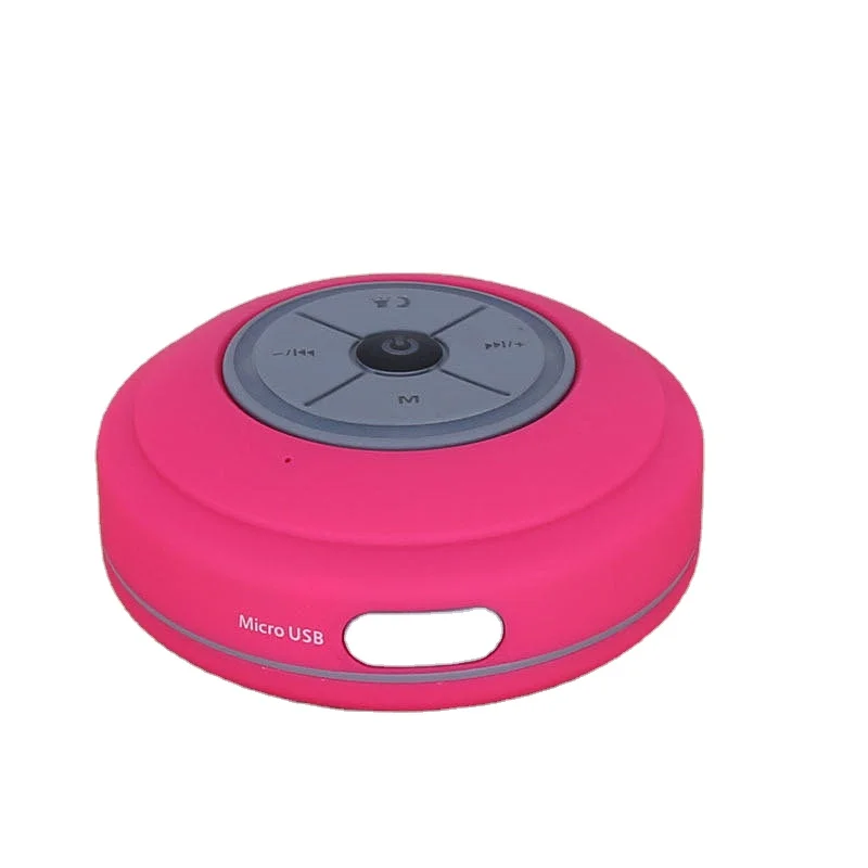 

New Design Outdoor Wireless Speaker BT Speaker Waterproof for Shower IPX4 Mini Wireless Loudspeaker, 6 colors