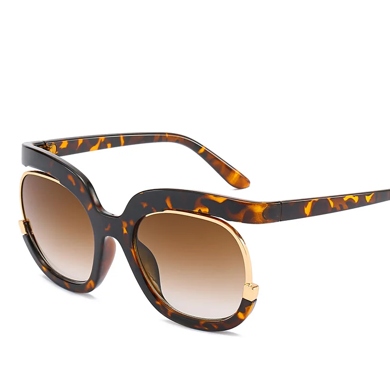 

New Arrival Trendy Personality PC Round half frame fashion sunglasses glasses luxury, Custom colors