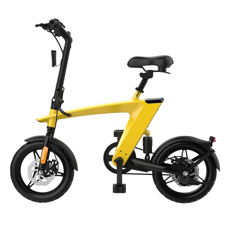 

Lithium battery two-wheel folding electric bicycle speed change generation adult pedal power electric bike