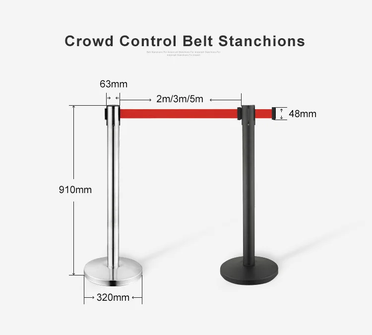 crowd-control stanchion