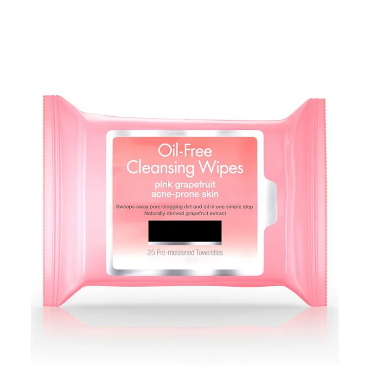 

High Quality Custom Logo Avocado Bamboo Carbon Coconut Collagen Oil Free Make Up Remover Wet Wipes