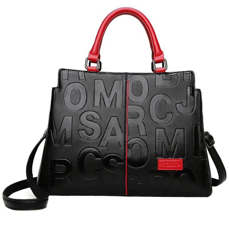 

Luxury Fashion Genuine Leather Handbags 2021 New Stylish Atmosphere Large Capacity Messenger Single Shoulder Portable Tote Bag