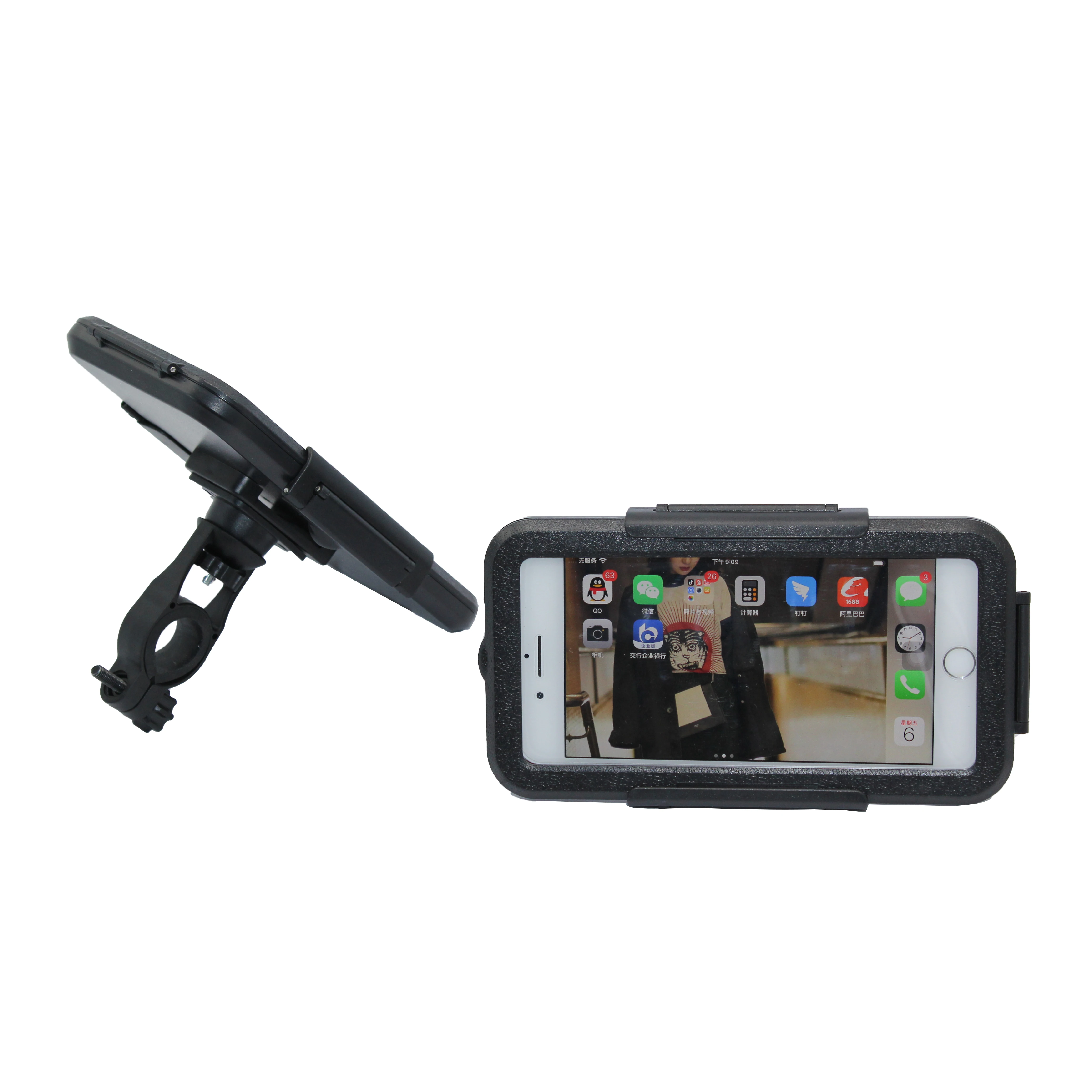

New Arrivals Mobile Accessories black bike mobilephone holder waterproof case