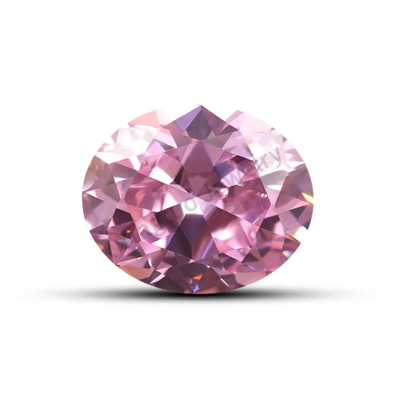 

YT Jewelry Oval Cut Pink Color Cubic Zirconia for Jewelry Making