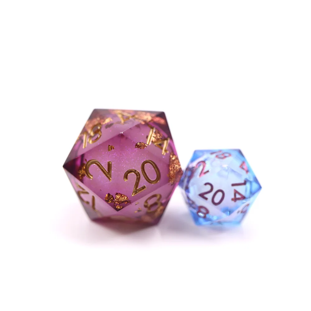 

Customized Dnd Dice 16mm RPG sharp edge 33mm oversized d20