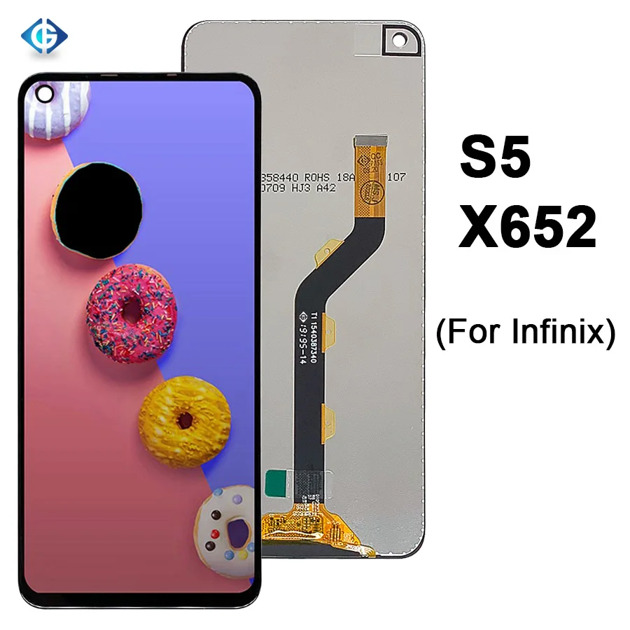

for Infinix S5 lite Screen Lcd Display with Touch Screen X652B X652C For Infinix S5 X652 Screen Replacement, Black for infinix s5 x652 screen