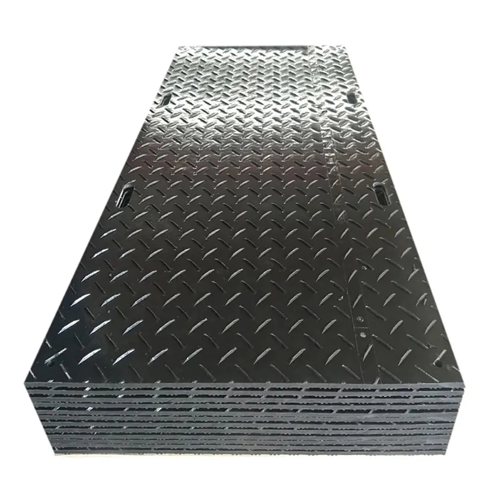 Reusable Temporary Paving Boards for Remote Utility Work - Heavy duty paving board in action