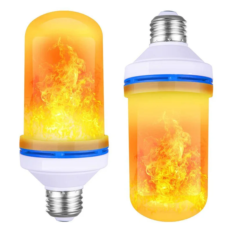 New series E27 / E26 / E14 / E12 / B22 gravity sensing LED simulation flame lamp bulb Christmas fireball