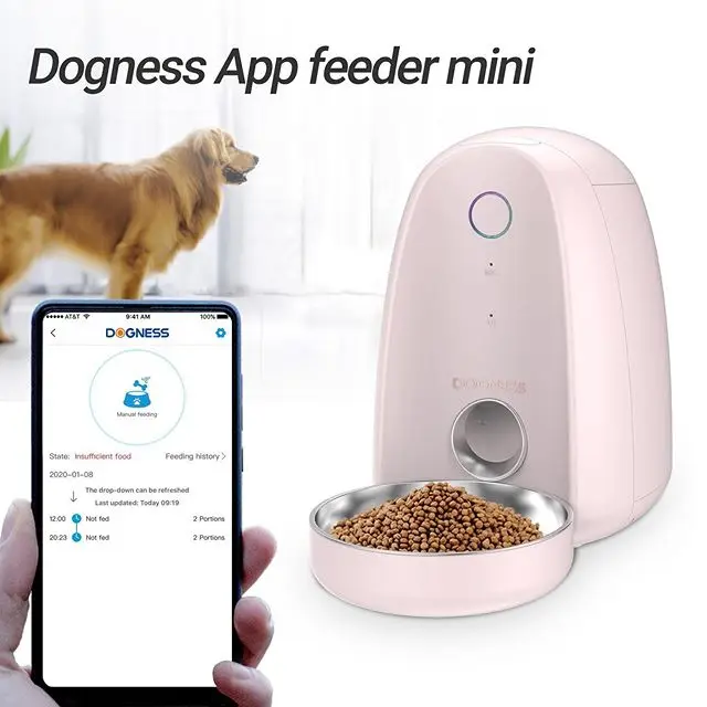 Cat Automatic Feeder 2l Capacity Smart Mini Pet Feeders Dog Rabbit