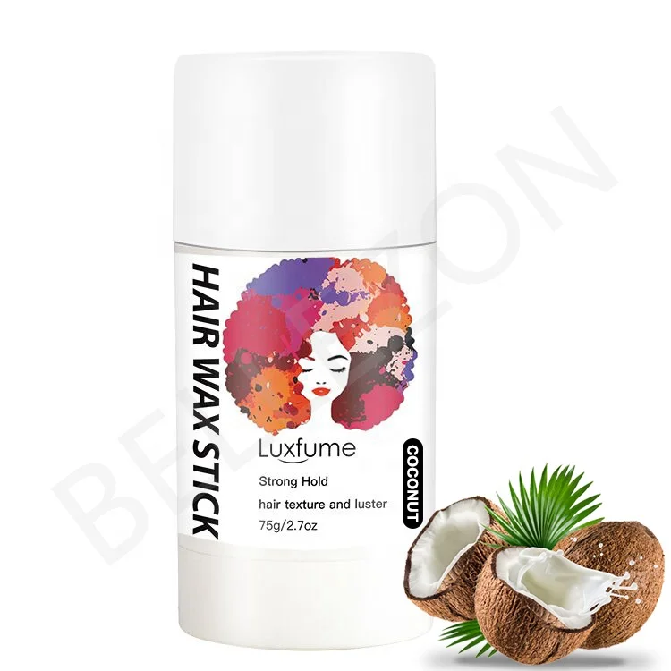 

Private Label Best Quality No White Flakes Tame Flyaways For Natural Hair Wax Stick