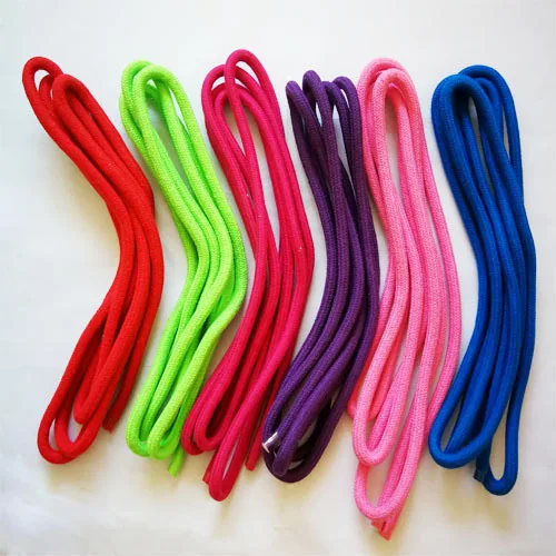 

Wholesale colorful standard nylon GYM rope rhythmic gymnastics dance rope, Red,green,rose red,purple,blue,yellow,pink