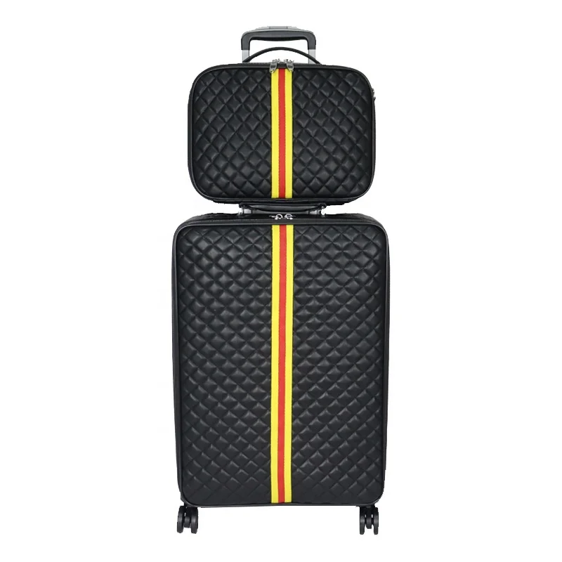 

Sharemore Travel Trolley Suitcase Bag Hardside Expandable Spinner Wheel Luggage Set with 2pcs, Multi