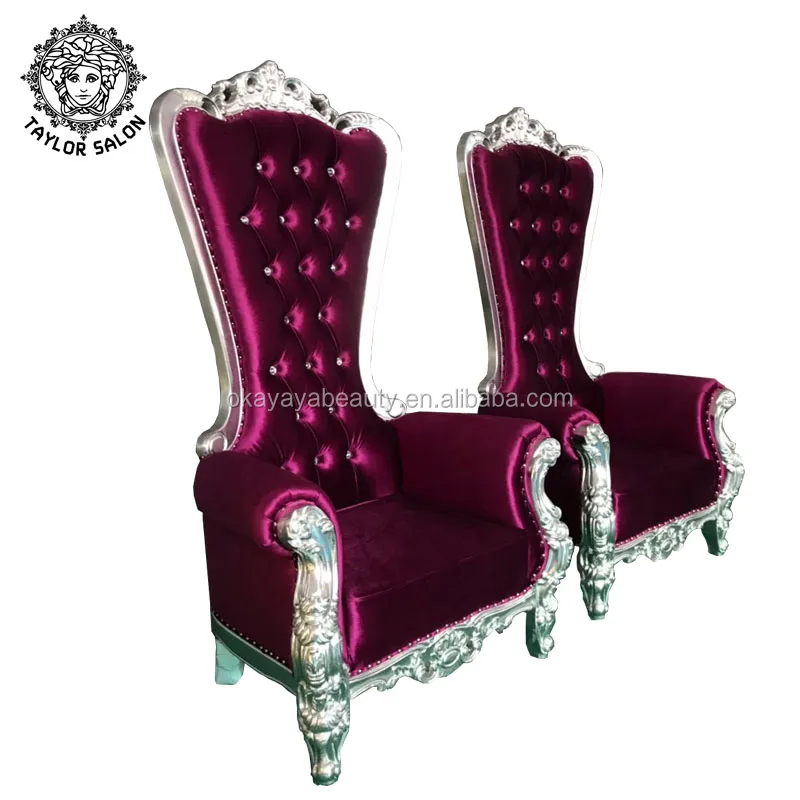 

Purple queen throne pedicure chairs, Diverse optional