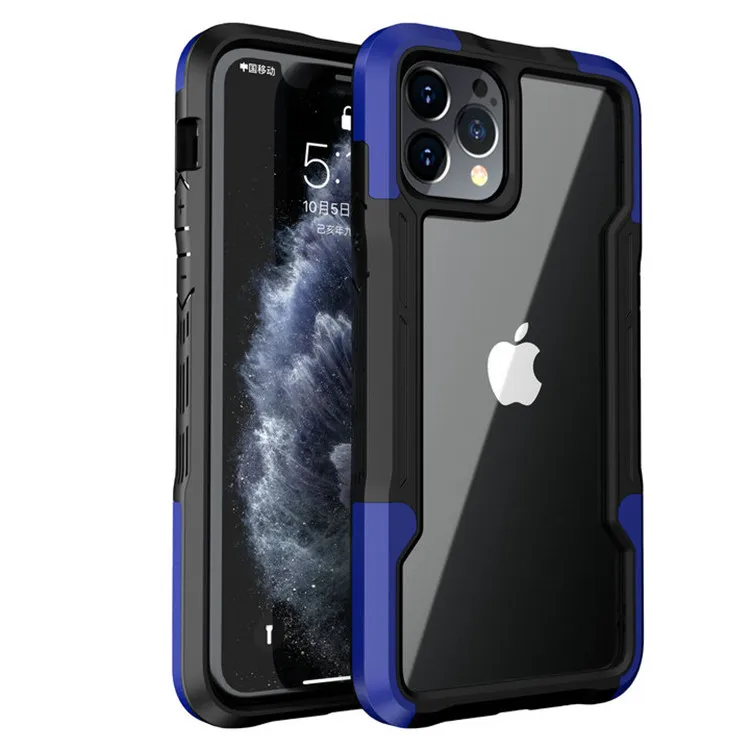 

For apple iphone 12 pro max TPU mobile phone clear case designer shockproof Transparent acrylic anti-drop Phone case