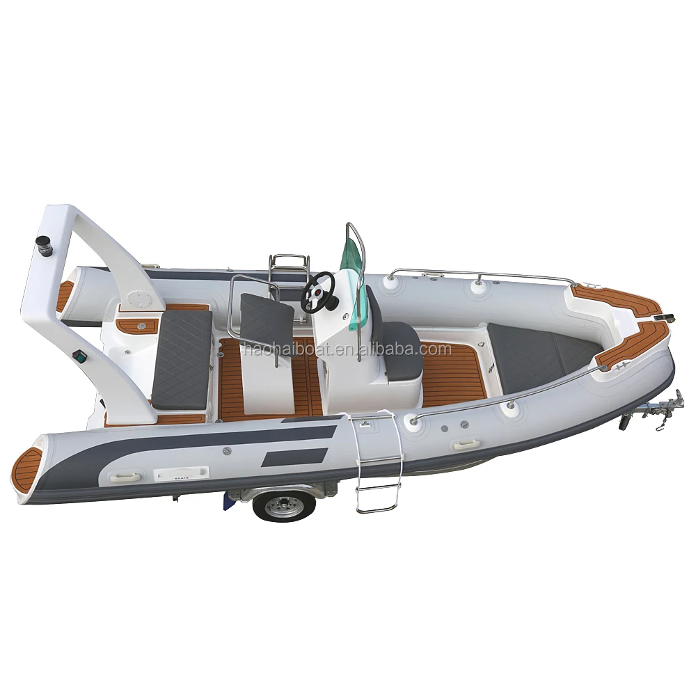 Ce 17ft 5.2m Sport Rib Boat Rib Fishing Hypalon Inflatable Rowing Boats