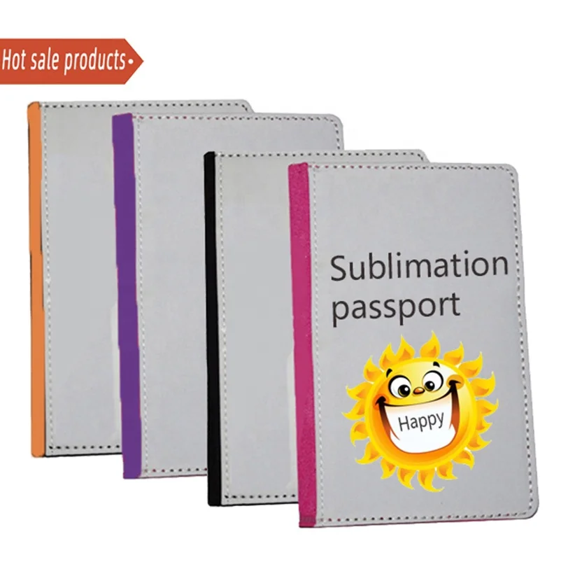 

Sublimation Passport Cover Customized LOGO picture PU blank Passport Cover