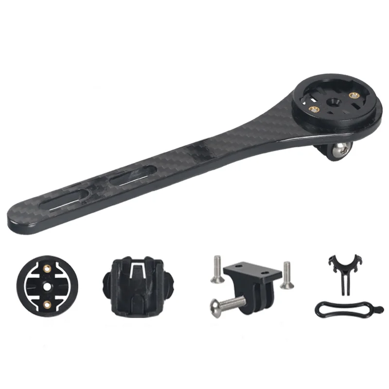 

3K all carbon fiber road vehicle meter extension mount mountain bike meter bracket bicycle bent handle meter bracket parts