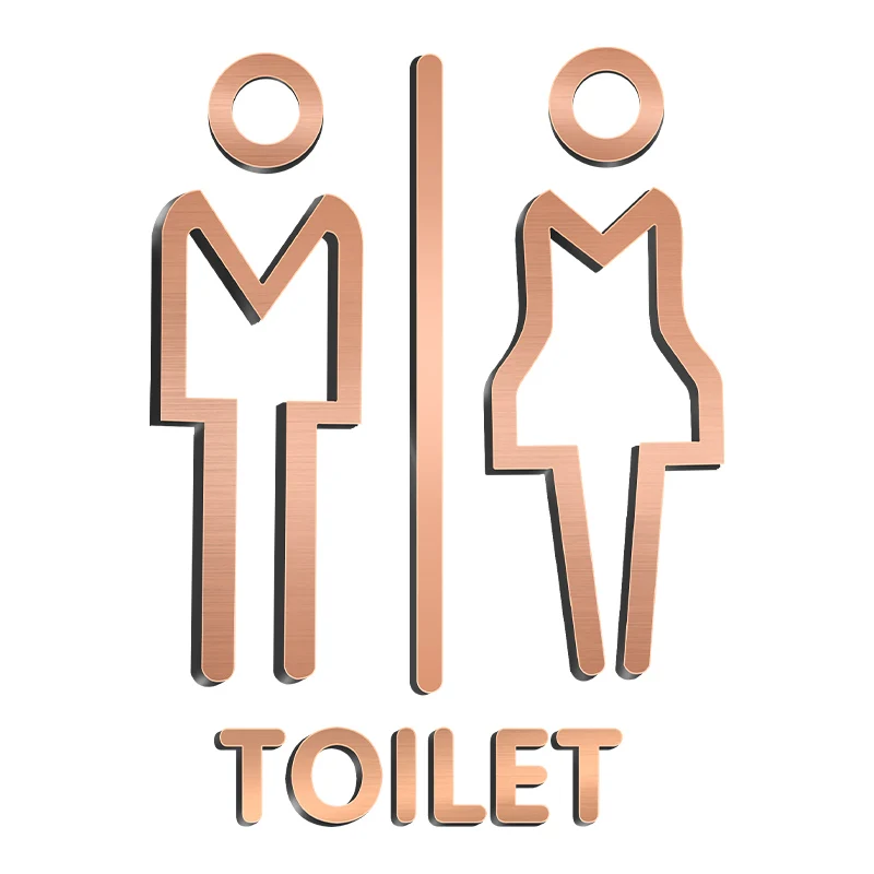 Venta al por mayor letreros para baño-Compre online los mejores