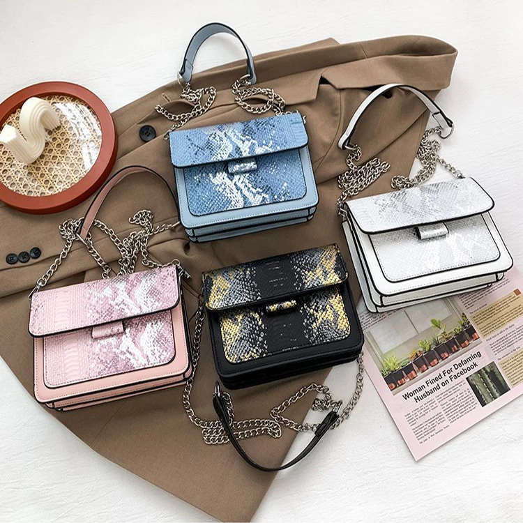 

Wholesale Ladies Sling Bags Magnet Buckle Chain Shoulder Bag Fashion Messenger Bags For Women