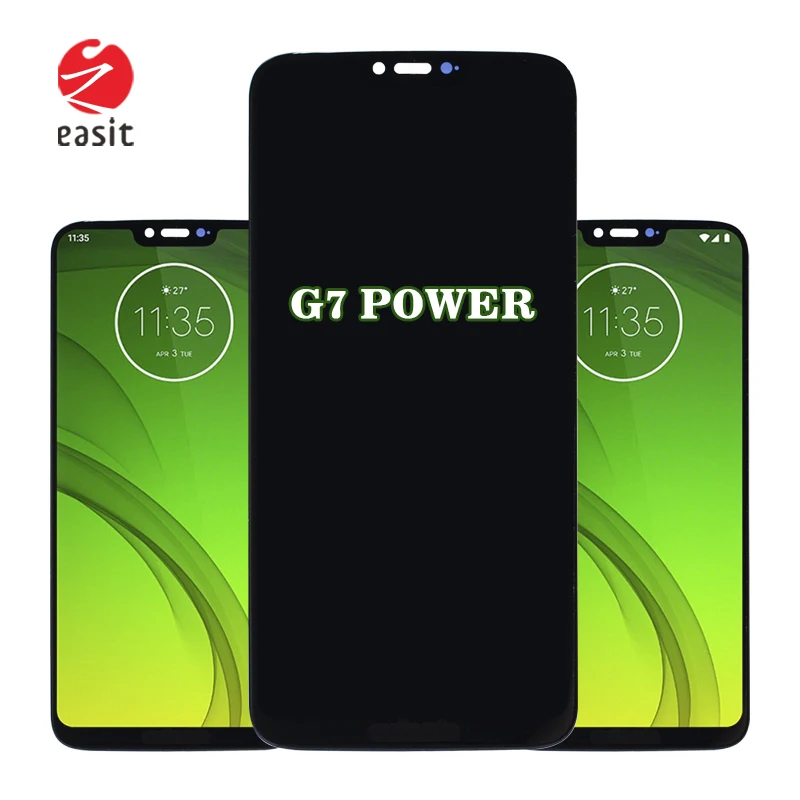 

2021 easit 1 by 1 tested tactil pantalla para for motorola g7 power lcd display