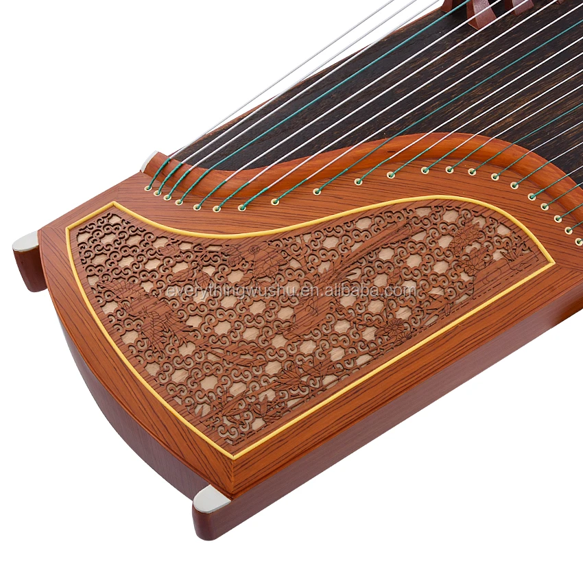 Traditional Guzheng Chinese Yangzhou Guzheng 21 Strings Zither Musical