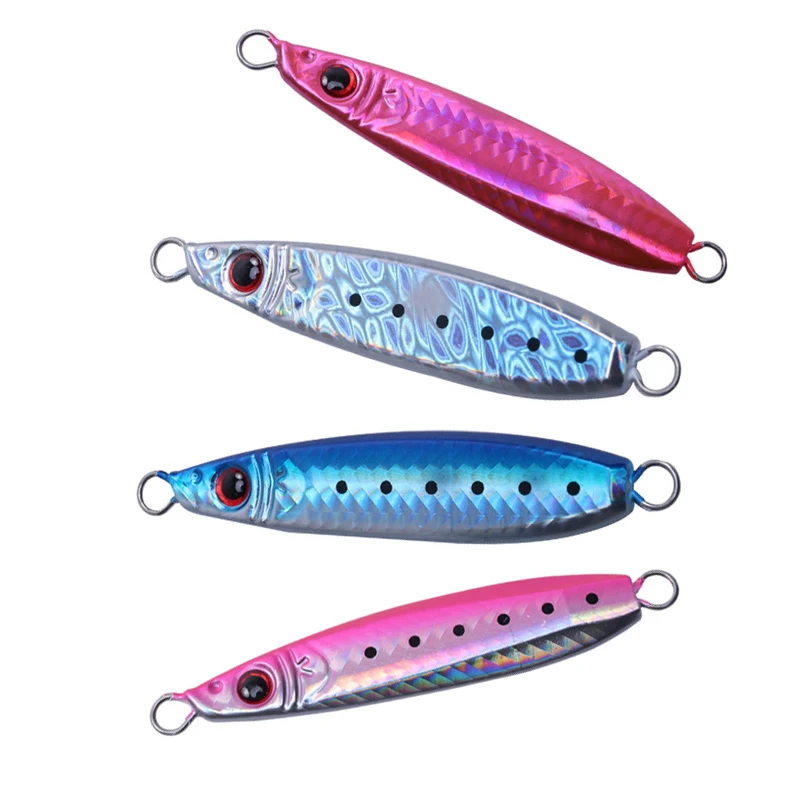 

20g/40g/60g/80g Saltwater trolling slow jigging fishing Lures Lead metal fishing Jig