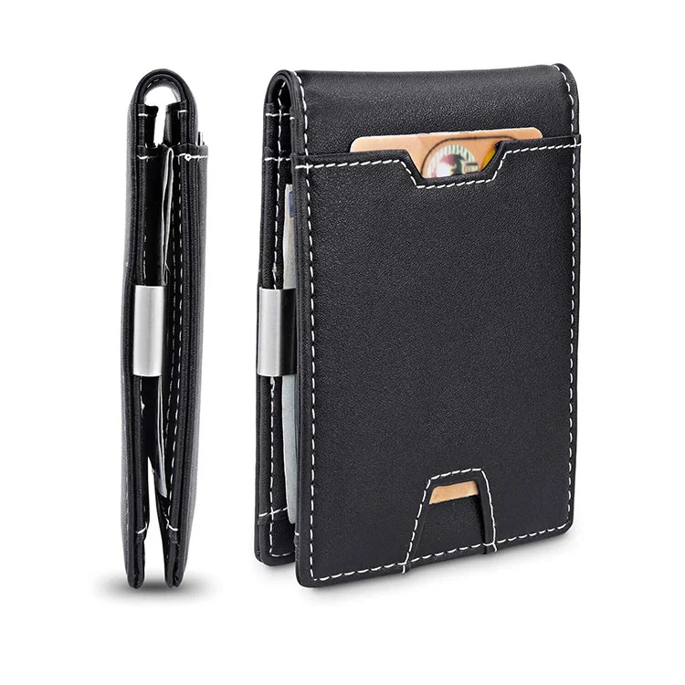 

Wholesale ECO Convenient Durable Custom Wallets Leather Men Card Holder, Can be customized