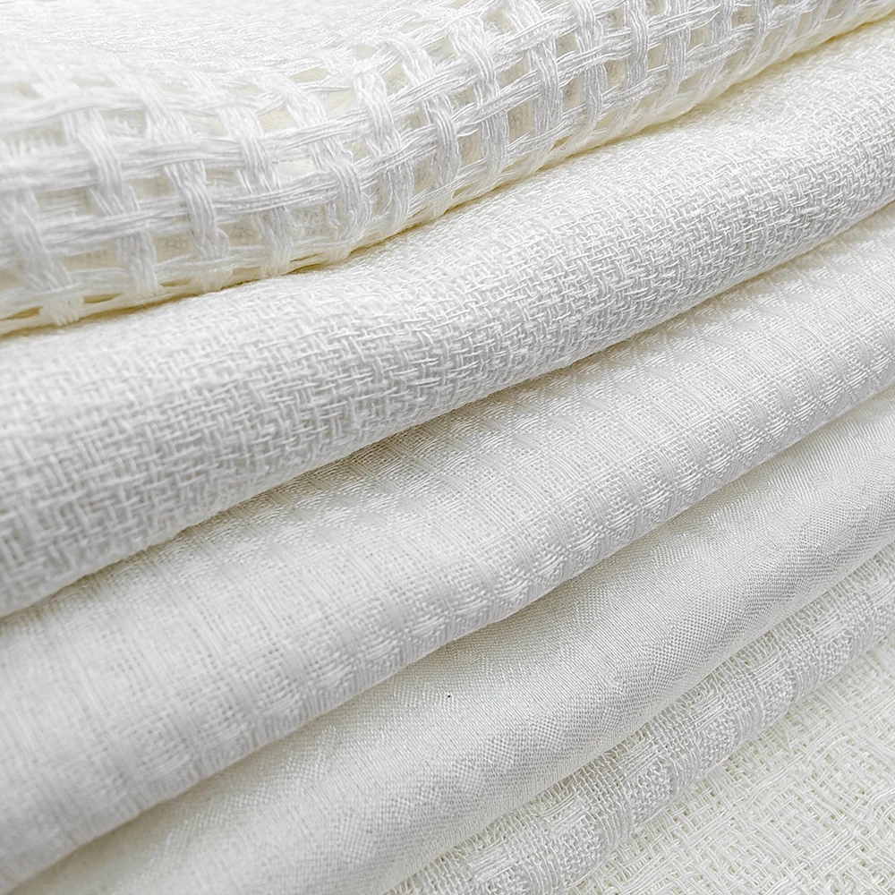 M&Y Home Factory Supply Luxury Linen 100% Polyester Voile Sheer Curtains Transparent Luxury Fabric Living Room Plain Dyed Wholesale