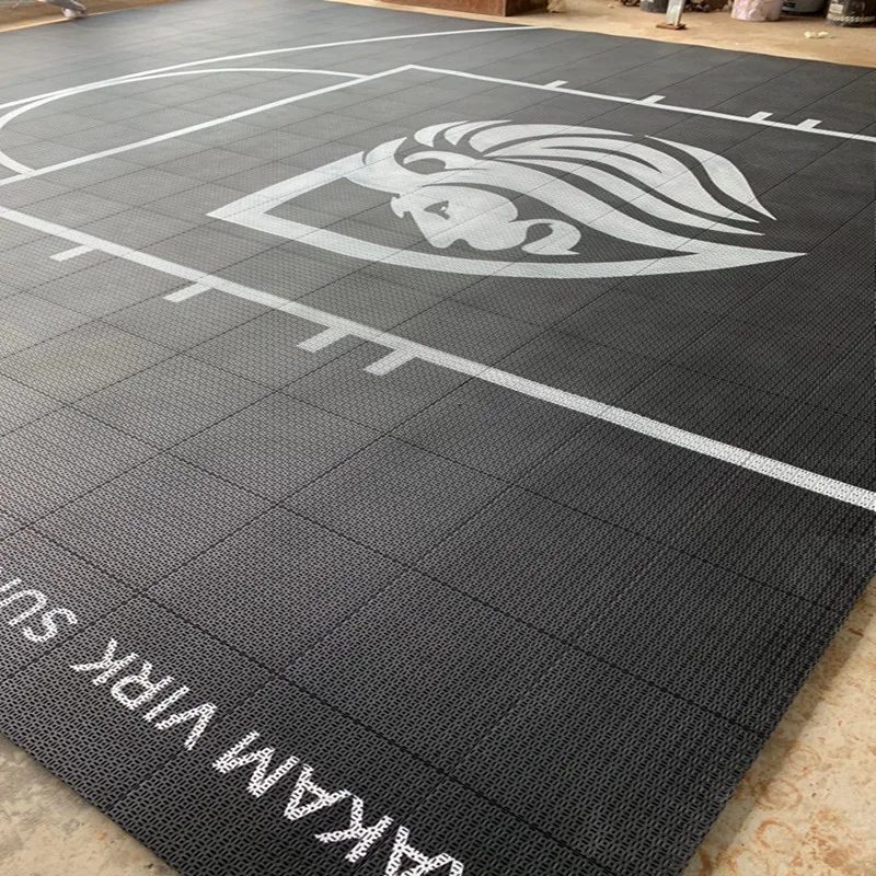 FIBA approved outdoor sports floor tiles interlocking outdoor basketball flooring tiles FXZC