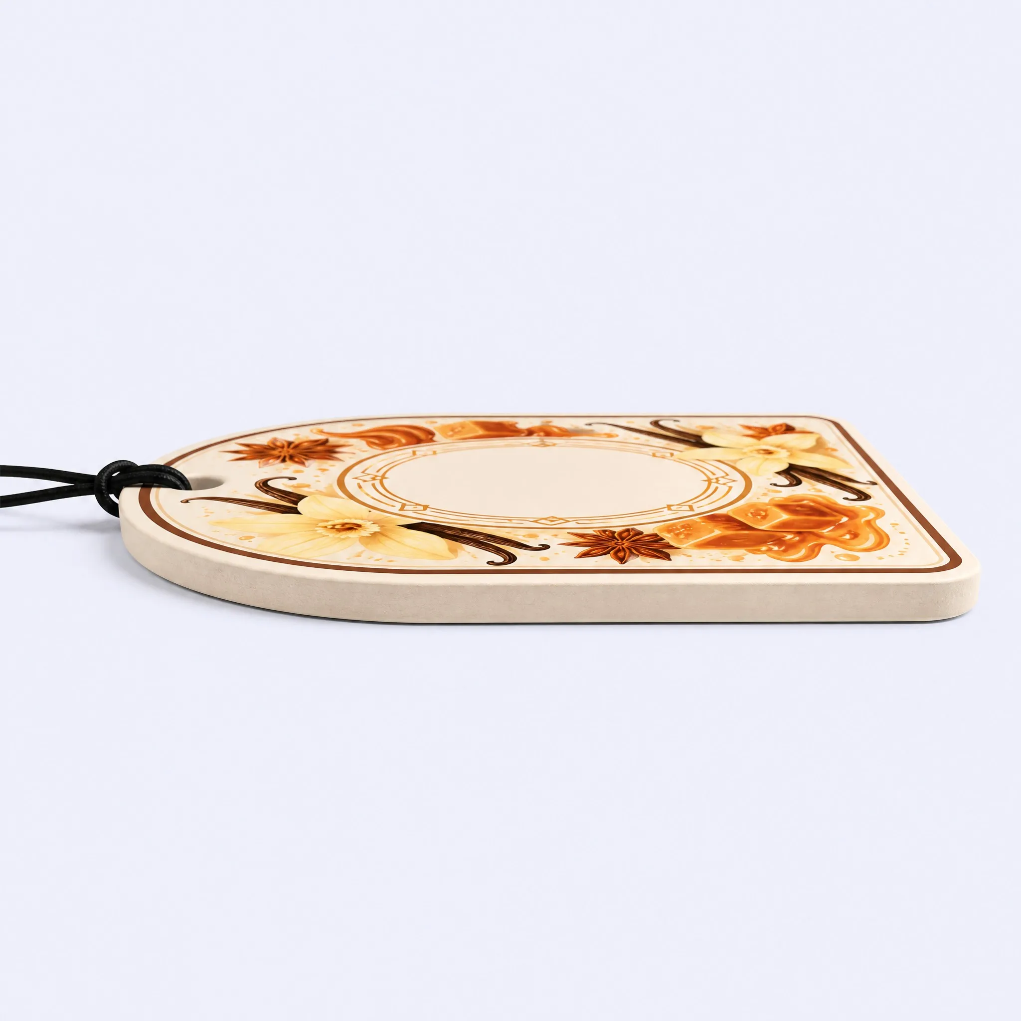 Side Profile Thickness View of 2.5mm High-Density Scent-Absorbing Caramel Pulp Board