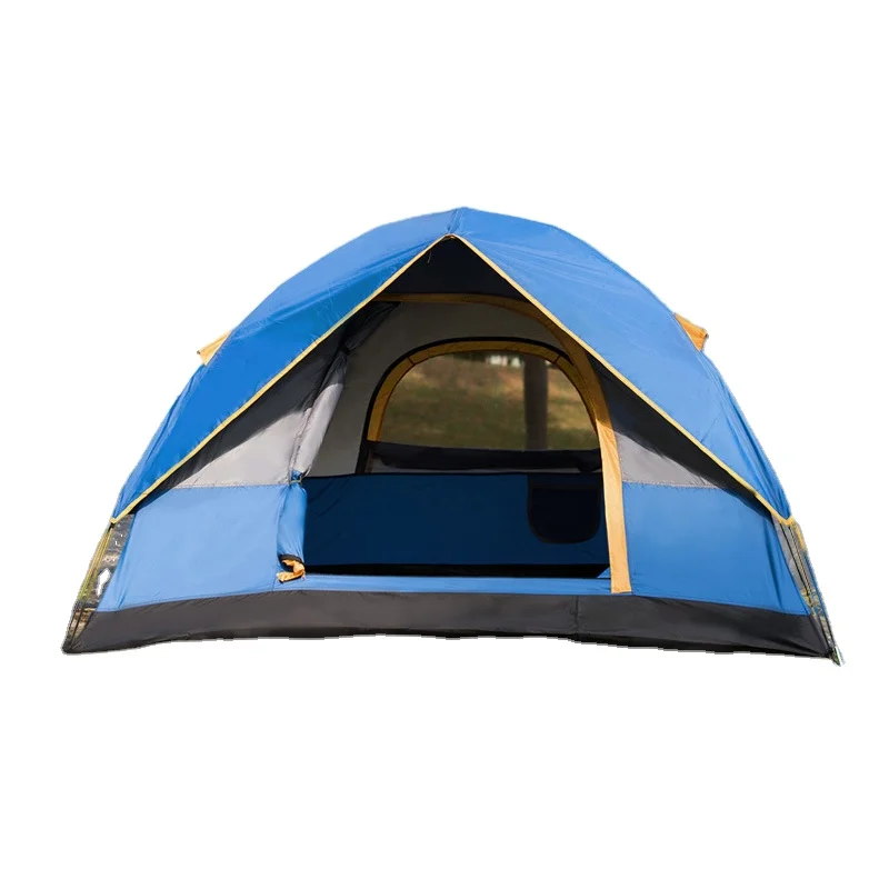 

3-4 people windproof camping tent double waterproof outdoor travel beach travel Tienda UV protection tent outdoor travel tent