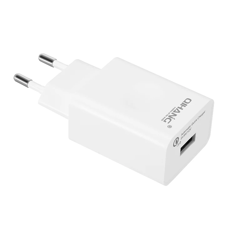

5V 4.5A/4.5V 5A 22.5W Super Quick Charger for Huawei p30 p20 Pro mate 20 USB wall fast charger, White/black