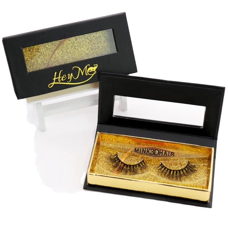 

Wholesale Comfortable Premium Mink Eyelashes 100% Real 25MM 3D Mink Fur Lashess For Beauty Women, Black