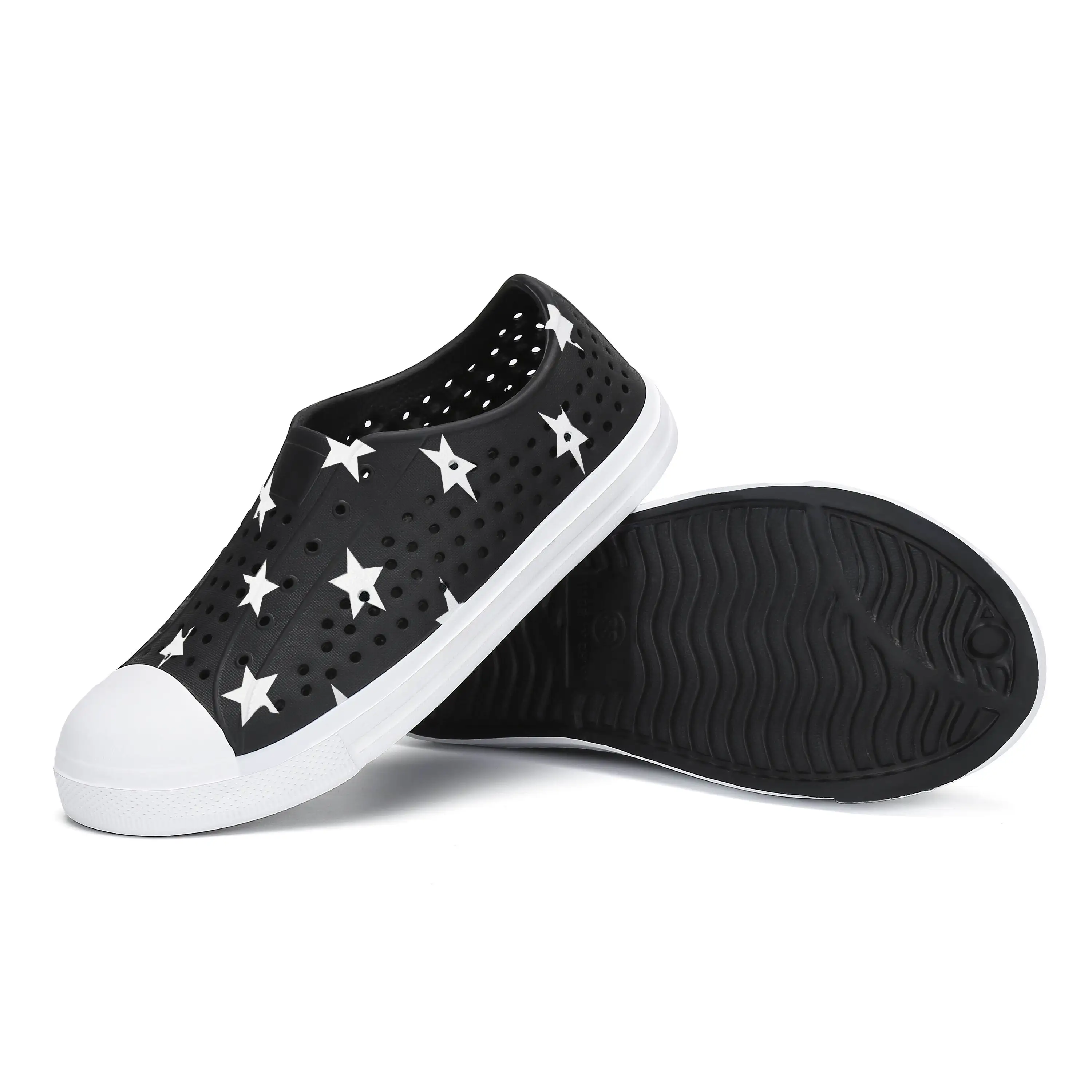 

Wholesale Stars Pattern EVA Summer Sandals Hole Clogs Beach Kid Slippers Garden Shoes, 4 colors