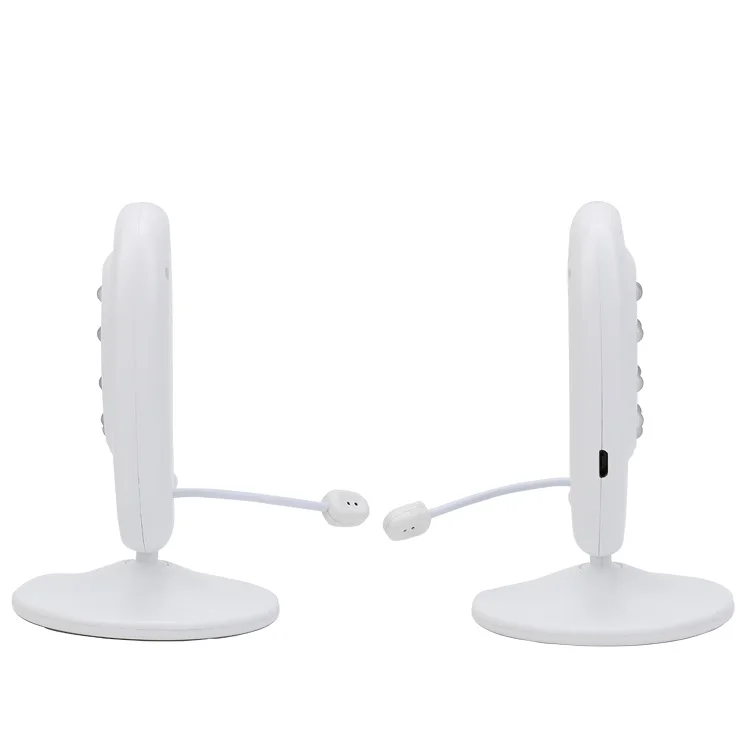 
new two-way voice intercom call infrared night vision 4.3 inch baby monitor with 2 cameras 