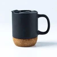 

15oz Stone ware Tea Mug Ceramic Tea Cup With Cork Bottom porcelain mug