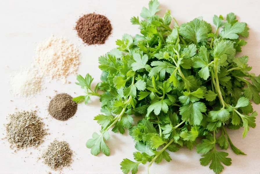 Top 10 seasoning herbs arranged neatly in mason jars