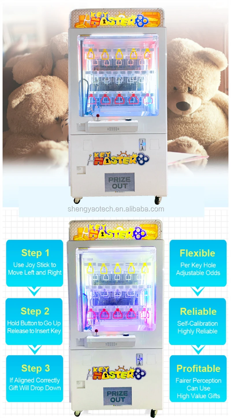 Coinoperated Arcade Gold Key Vending Machine Keyhole Arcade Buy Mini