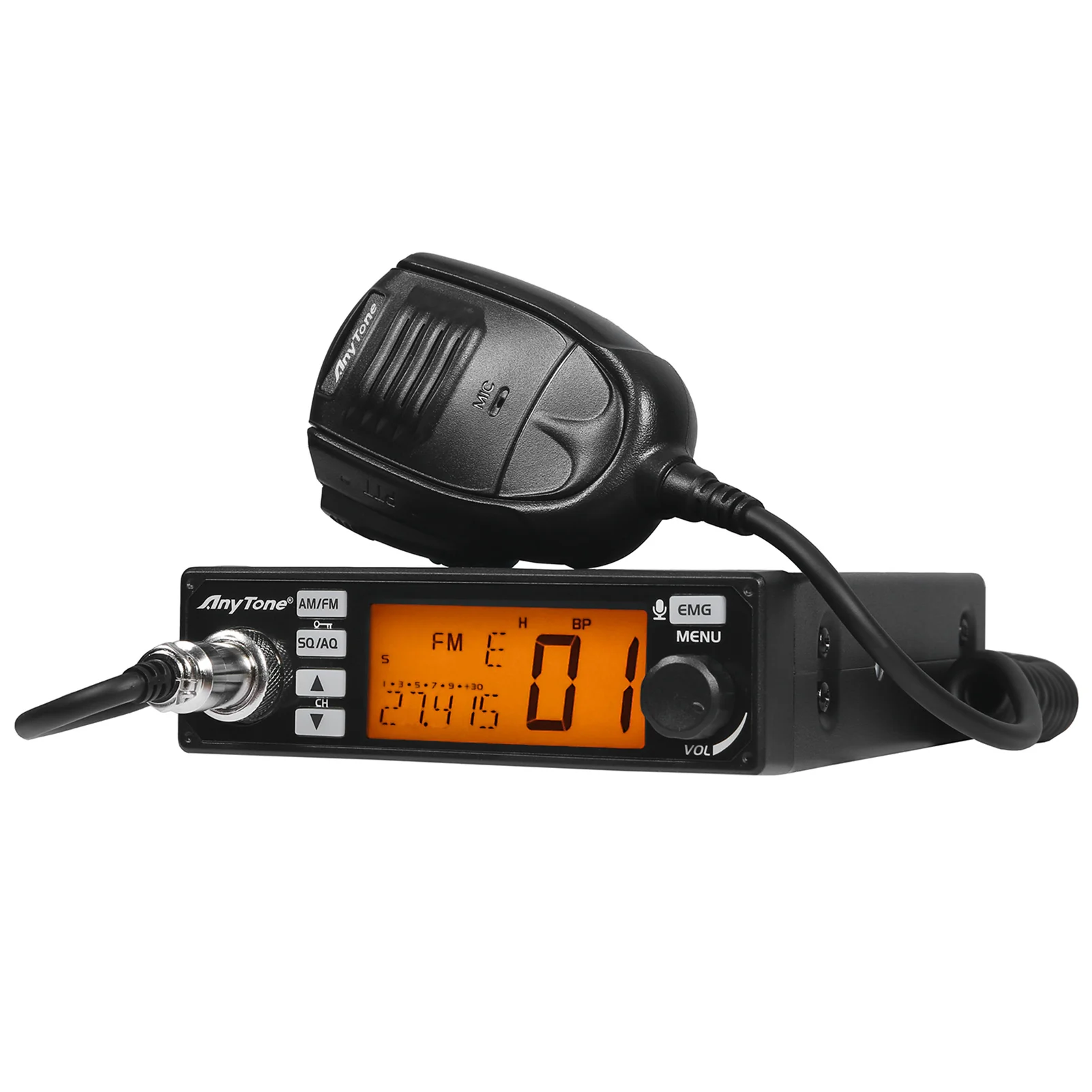 

10 Meter Radio AnyTone AT-500M 24.715-30.105MHz 15W CB Radio with AM/FM/PA Mode Emergency Channels High Power Output