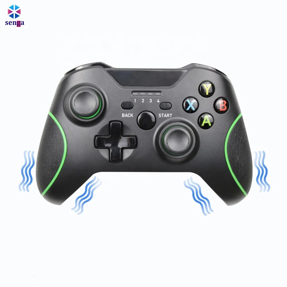

Amazon Best 2.4G Wireless Controller For Xbox One Console Gamepad Joystick Controller For Xbox 360 Ps3 PC Android Smart Phone, Black+green