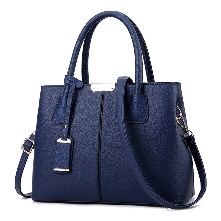 

2021 Vintage Casual Tote Top-Handle Bag Shoulder Bags Pu Leather Messenger Bags Handbags For Women, As shown