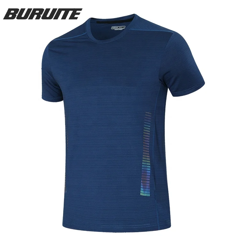 

summer short-sleeved quick-drying sportswear tops quick-drying running fitness mens gym shirt herrskjortor