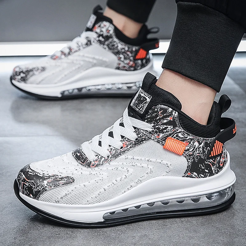 

New Fashion Casual Shoes High Quality Breathable Height Increasing Walking Style Shoes Trendy Chunky Men Sneakers For Men