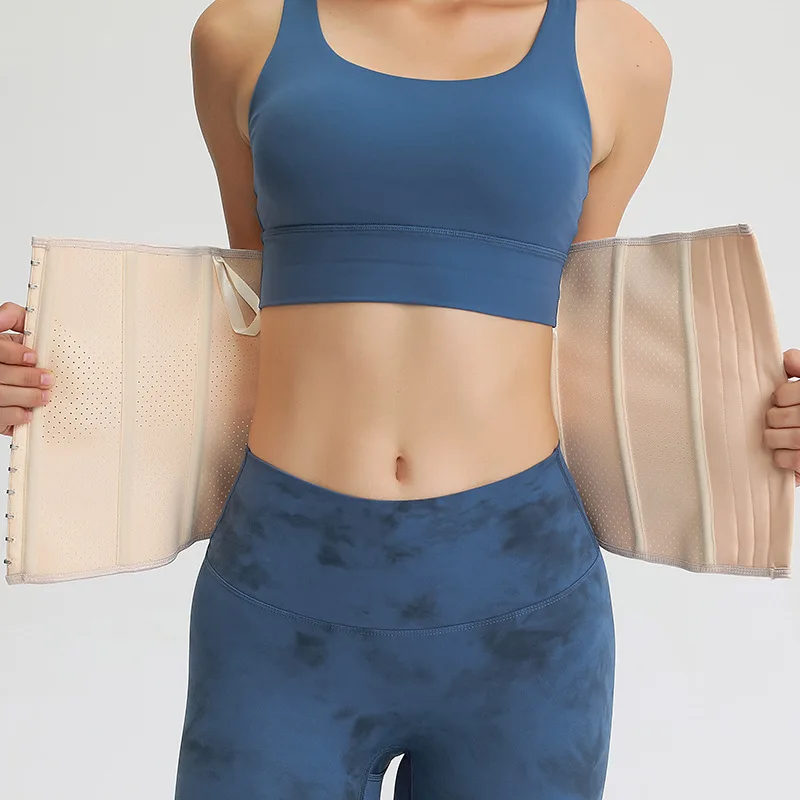 

2022 Christmas gift custom logo women yoga Resistance Bands belt latex slimming bandage waist trainers and shape wear waist wrap